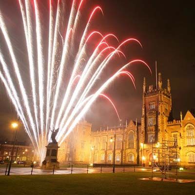 Fireworks at Queens University