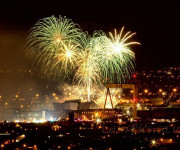 Fireworks display over Belfast