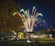 Wedding fireworks in the UK